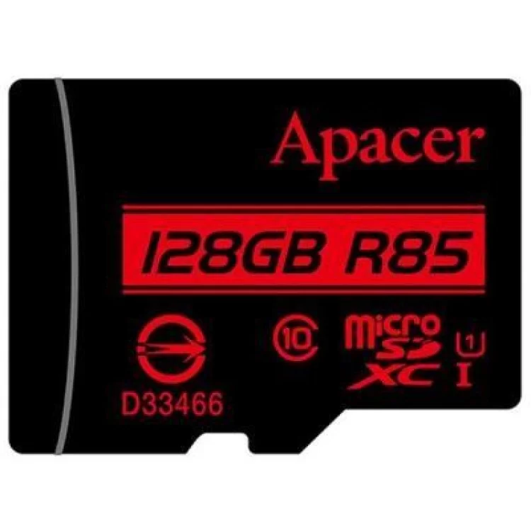 Карта пам'яті Apacer 128GB microSDXC Class10 UHS-I (AP128GMCSX10U5-R) ціна 718грн - фотографія 2