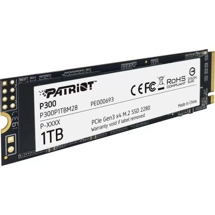 Накопичувач SSD M.2 2280 1TB Patriot (P300P1TBM28) ціна 4 231грн - фотографія 2