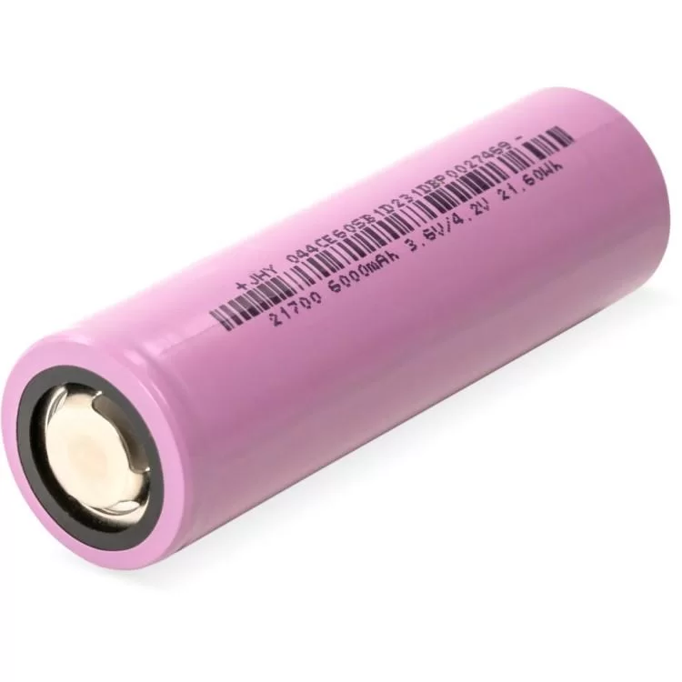 в продажу Акумулятор 21700 Li-Ion 6000mAh 3.6V 12A JHY (INR21700-6000) - фото 3