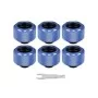 Фітинг для СВО ThermalTake Pacific C-Pro G1/4 PETG 16mm OD Fitting Kit - Blue (CL-W210-CU00BU-B)