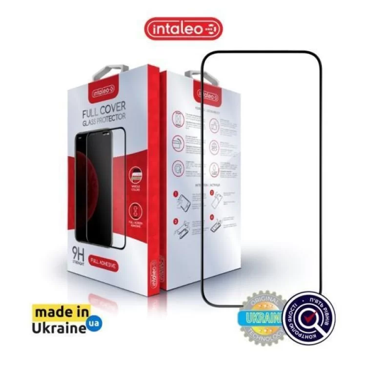 Скло захисне Intaleo Full Glue Apple iPhone 15 Plus (1283126575334) ціна 291грн - фотографія 2