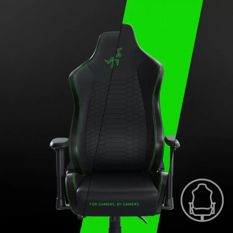 Крісло ігрове Razer Iskur X Green XL (RZ38-03960100-R3G1) характеристики - фотографія 7