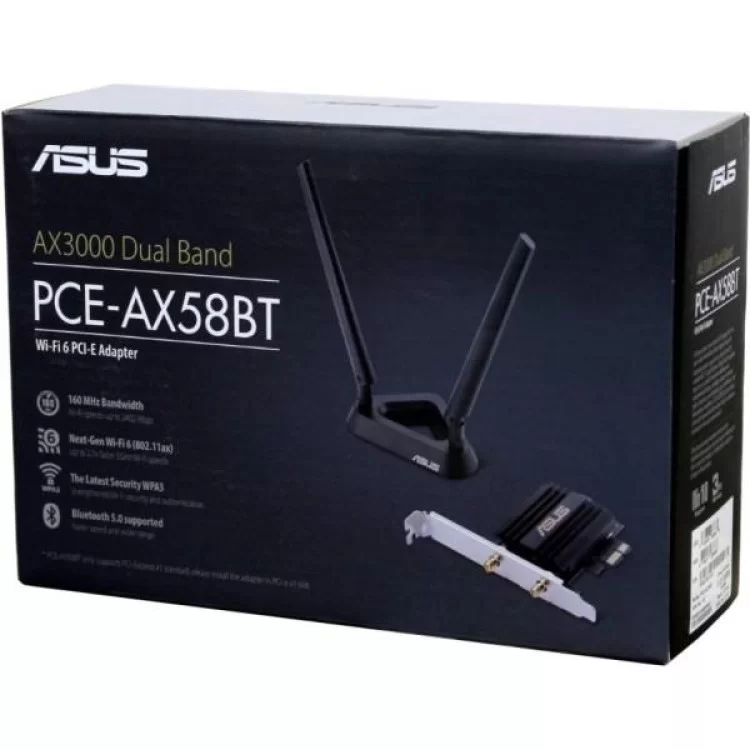 Мережева карта Wi-Fi ASUS PCE-AX58BT характеристики - фотографія 7