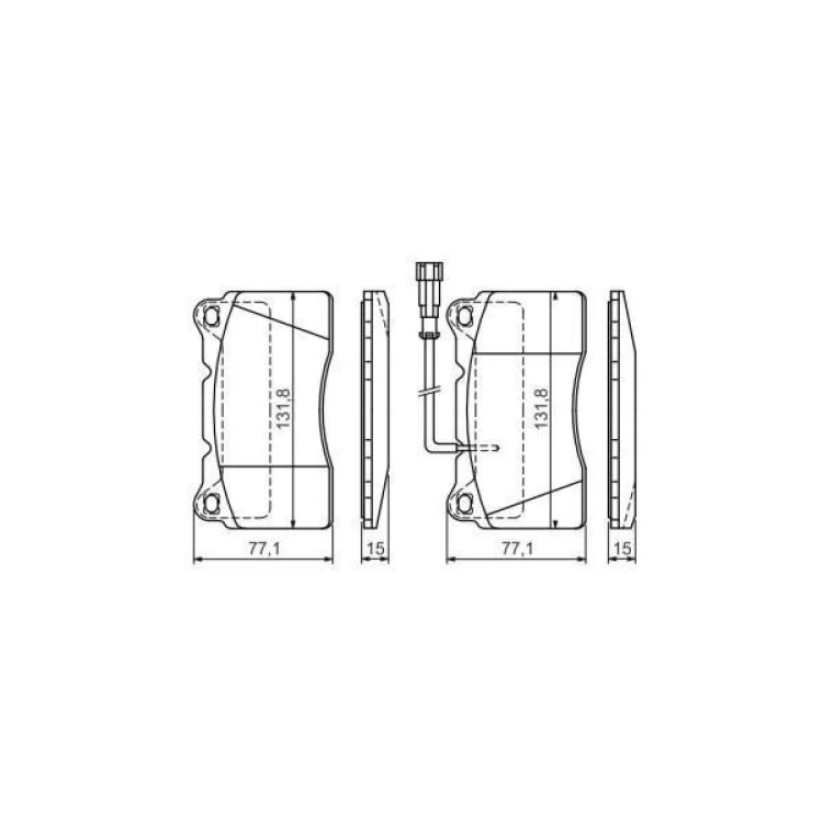 Тормозные колодки Bosch 0 986 424 577 характеристики - фотография 7