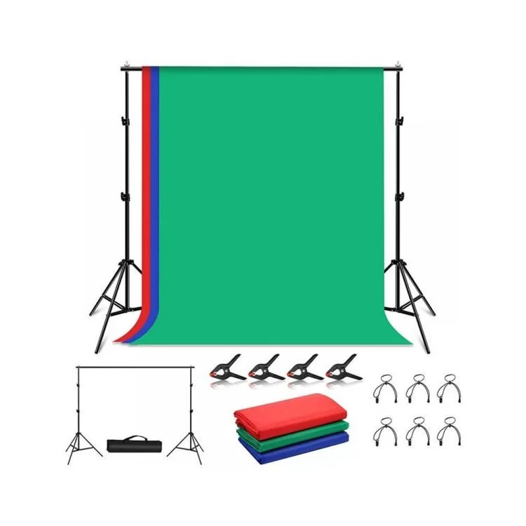 Фон Puluz Kit Green/Blue/Red 200x200 cm (PKT5204)