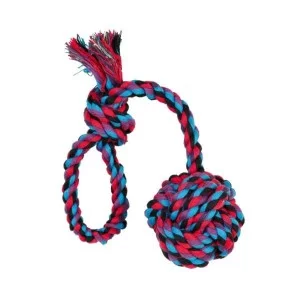 Игрушка для собак Trixie Мяч плетеный с ручкой 30 см (4011905032689)