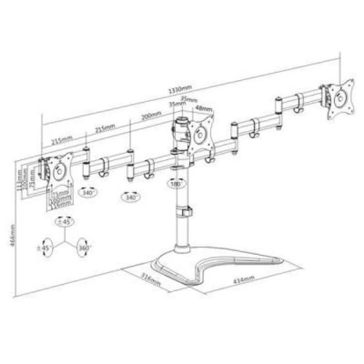 в продажу Кронштейн ITech MBS-13M - фото 3