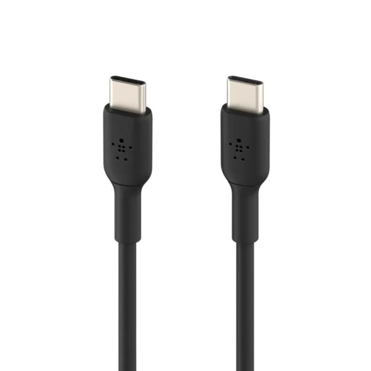 Дата кабель USB-С - USB-С, PVC, 2m, black Belkin (CAB003BT2MBK) ціна 1 034грн - фотографія 2