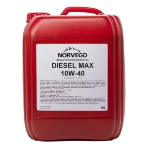 Моторное масло NORVEGO DIESEL MAX 10W40 10л