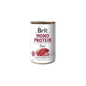 Консервы для собак Brit Mono Protein с говядиной 400 г (8595602529766)