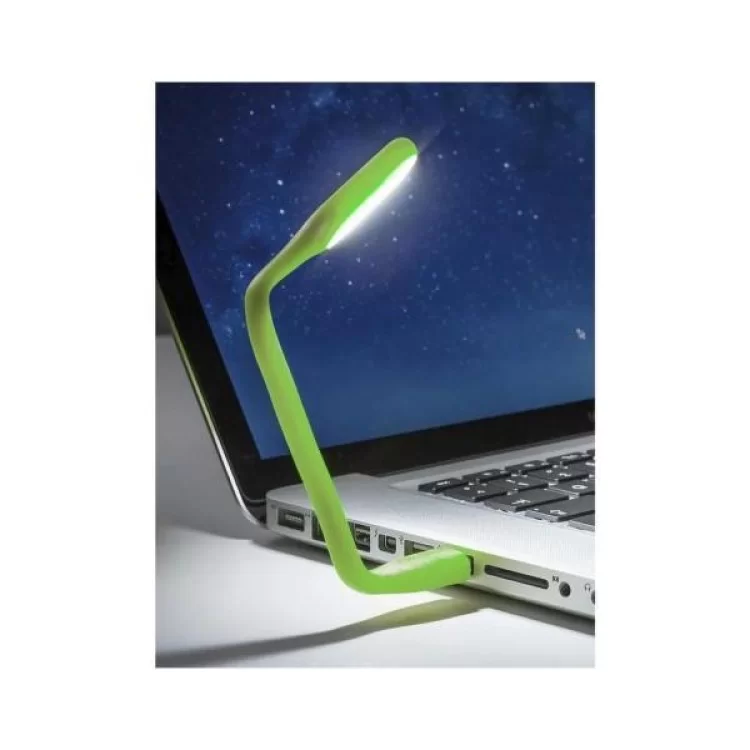 Лампа USB Optima LED, гнучка, зелений (UL-001-GR) ціна 74грн - фотографія 2