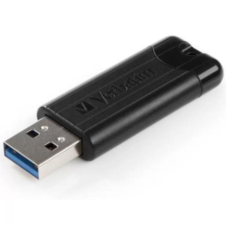 продаємо USB флеш накопичувач Verbatim 128GB PinStripe Black USB 3.0 (49319) в Україні - фото 4