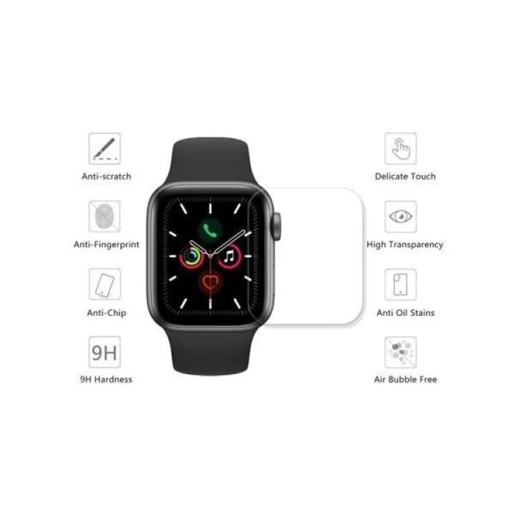Пленка защитная Drobak Ceramics Apple Watch Series 5 44mm (2 шт) (313104) цена 299грн - фотография 2