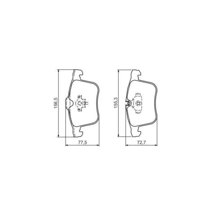 Гальмівні колодки Bosch 0 986 494 280 характеристики - фотографія 7