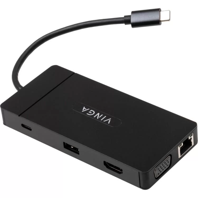 Концентратор Vinga USB-C 3.1 to VGA+HDMI+RJ45+3xUSB3.0+USB2.0+SD/TF+PD+Audio (VHYC10) відгуки - зображення 5