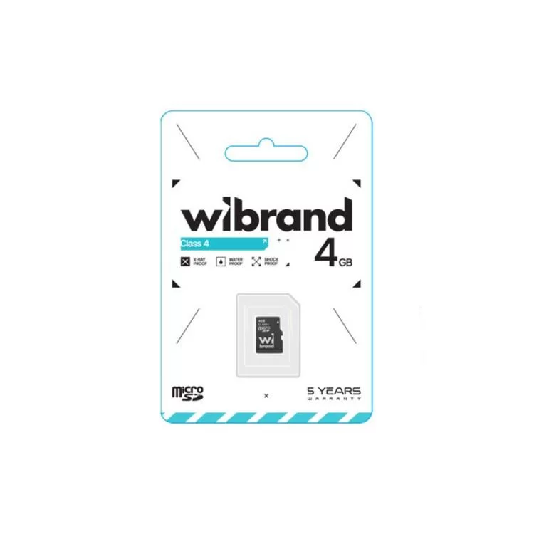 Карта пам'яті Wibrand 4GB mictoSD class 4 (WICDC4/4GB) ціна 155грн - фотографія 2