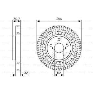Тормозной диск Bosch 0 986 479 T38