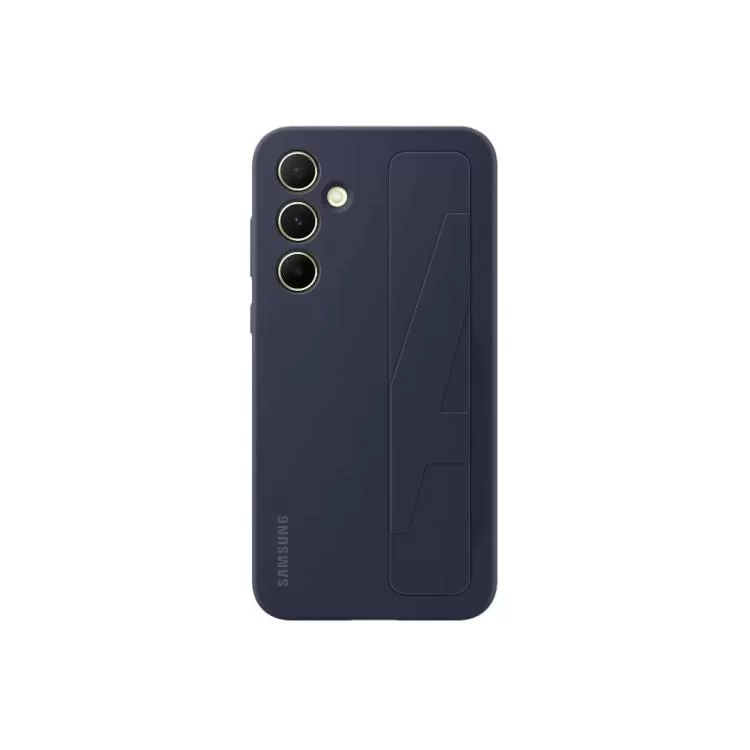 Чохол до мобільного телефона Samsung A55 Standing Grip Case Blue Black (EF-GA556TBEGWW) ціна 1 700грн - фотографія 2