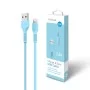 Дата кабель USB 2.0 AM to Lightning 1.2m AL-CBCOLOR-L1BL Blue ACCLAB (1283126518188)