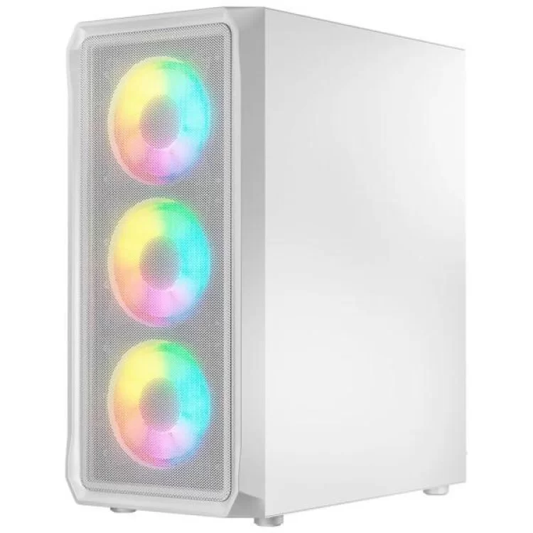 Корпус Logic concept PORTOS MESH+GLASS ARGB fans 3x120mm WHITE (AM-PORTOS-20-0000000-0002) ціна 4 248грн - фотографія 2