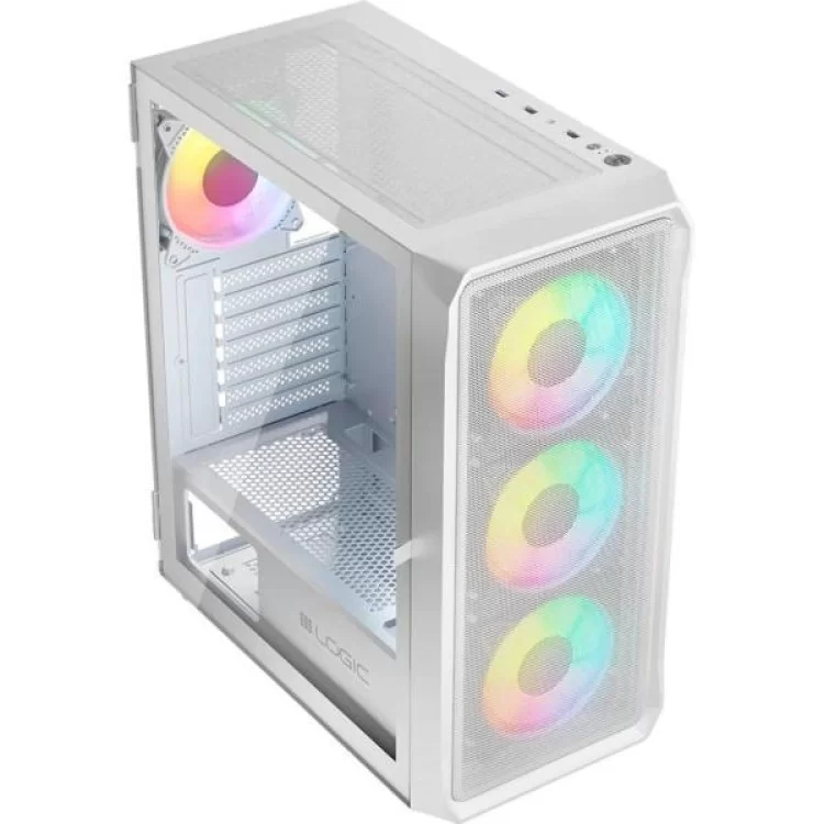 продаємо Корпус Logic concept PORTOS MESH+GLASS ARGB fans 3x120mm WHITE (AM-PORTOS-20-0000000-0002) в Україні - фото 4