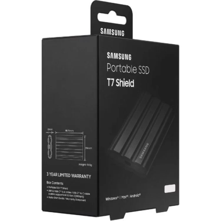 продаем Накопитель SSD USB 3.2 1TB T7 Shield Samsung (MU-PE1T0S/EU) в Украине - фото 4