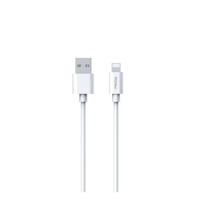 Дата кабель USB 2.0 AM to Lightning 2.4A white Proda (PD-B72i-WHT)