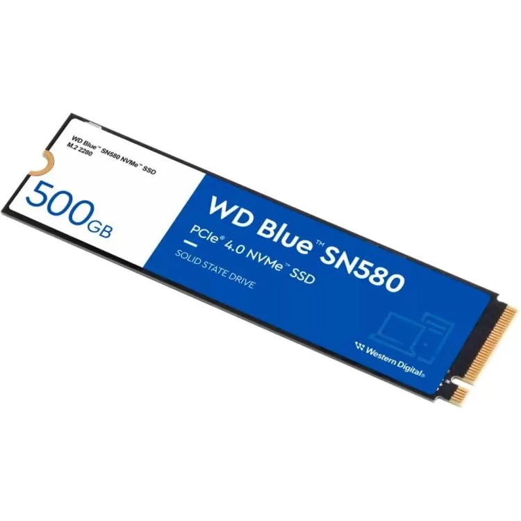 в продажу Накопичувач SSD M.2 2280 500GB SN580 Blue WD (WDS500G3B0E) - фото 3