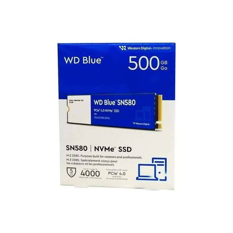 продаємо Накопичувач SSD M.2 2280 500GB SN580 Blue WD (WDS500G3B0E) в Україні - фото 4