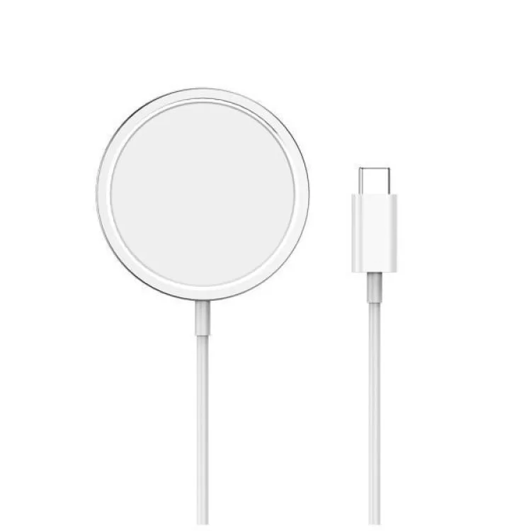 Зарядное устройство ColorWay MagSafe Charger 15W (White) (CW-CHW27Q-WT) цена 798грн - фотография 2