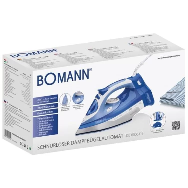 Праска Bomann DB 6006 CB (DB6006CB) інструкція - картинка 6