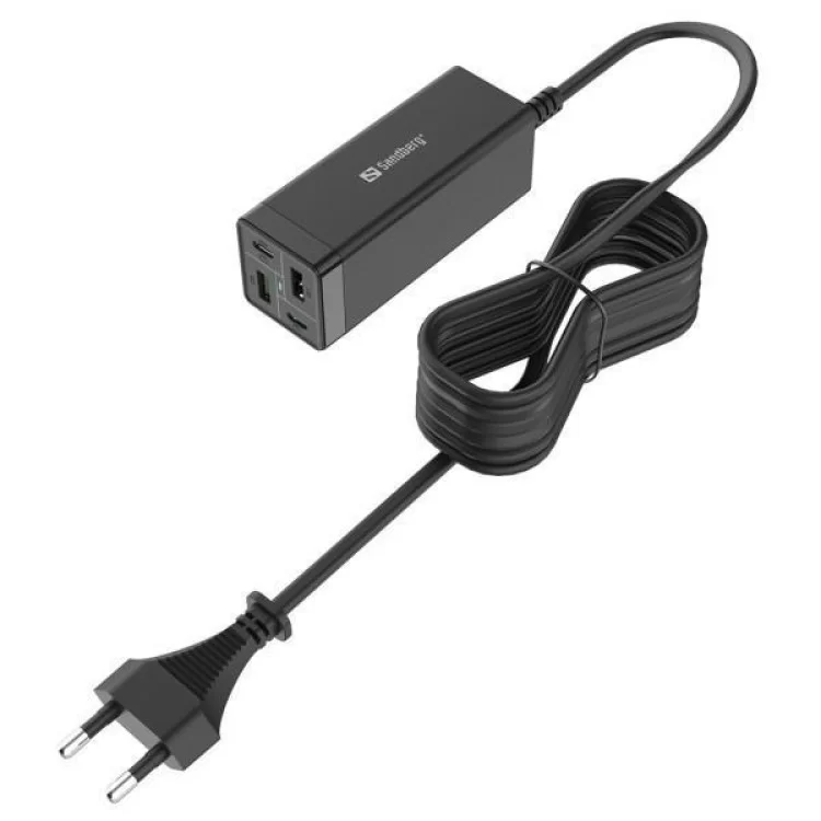 продаем Зарядное устройство Sandberg 4in1 2xUSB-C 2xUSB PD 65W QC 3.0 20W (441-45) в Украине - фото 4