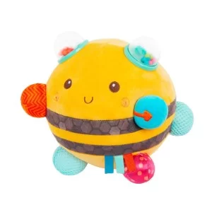 Развивающая игрушка Battat Сенсорная мягкая игрушка – Пчелка пушистик волчок (BX2037Z)