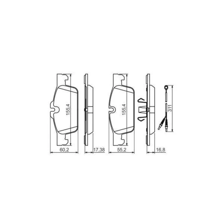 Тормозные колодки Bosch 0 986 494 527 инструкция - картинка 6