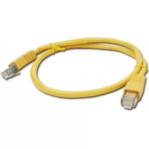 Патч-корд 0.5м, UTP, cat.5e, CCA, yellow Cablexpert (PP12-0.5M/Y)