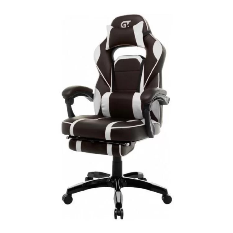 Кресло игровое GT Racer X-2749-1 Dark Brown/White