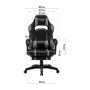 Кресло игровое GT Racer X-2749-1 Dark Brown/White