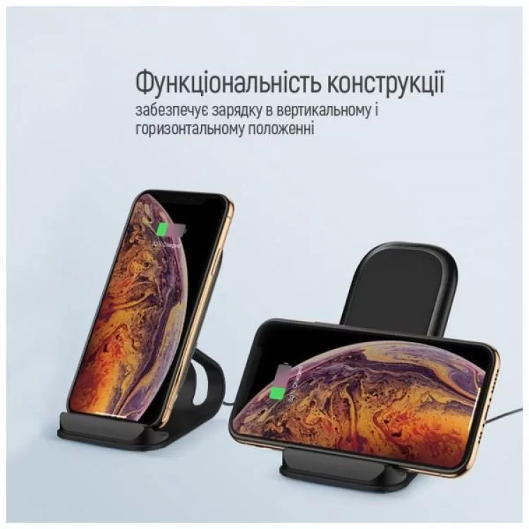 Зарядний пристрій ColorWay Wireless Stand 15W Black (CW-CHW31Q-BK) інструкція - картинка 6