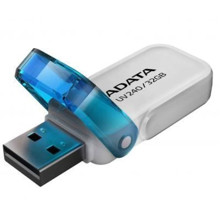 USB флеш накопитель ADATA 32GB UV240 White USB 2.0 (AUV240-32G-RWH) цена 311грн - фотография 2