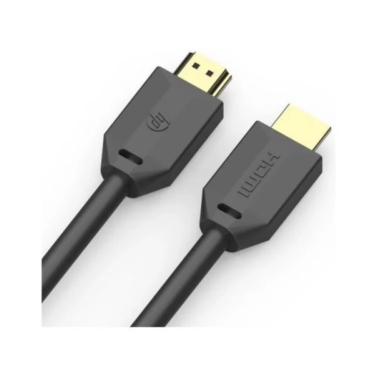 Кабель мультимедийный HDMI to HDMI 1.0m V2.0 4K60Hz HP (DHC-HD01-01M) цена 238грн - фотография 2