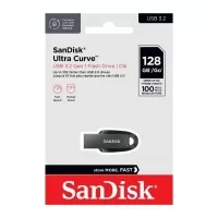 USB флеш накопичувач SanDisk 64GB Ultra Curve Black USB 3.2 (SDCZ550-064G-G46)