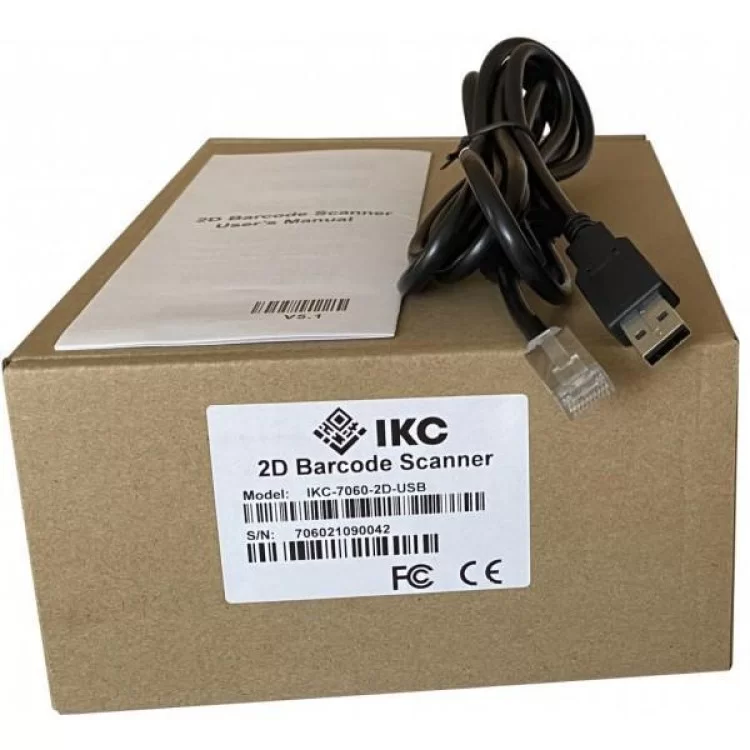 Сканер штрих-коду ІКС ІКС-7060/2D USB, BLACK (IKC-7060-2D-USB) відгуки - зображення 5