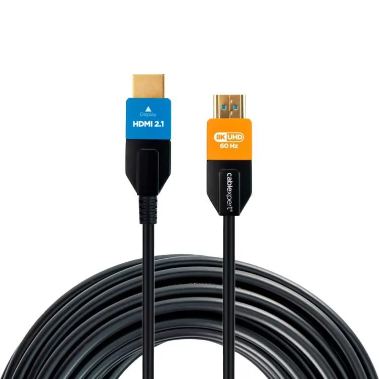 Кабель мультимедійний HDMI to HDMI 30.0m V.2.1 8K 60Hz/4K 120Hz Optic (AOC) Cablexpert (CC-HDMI8K-AOC-30M) ціна 7 181грн - фотографія 2