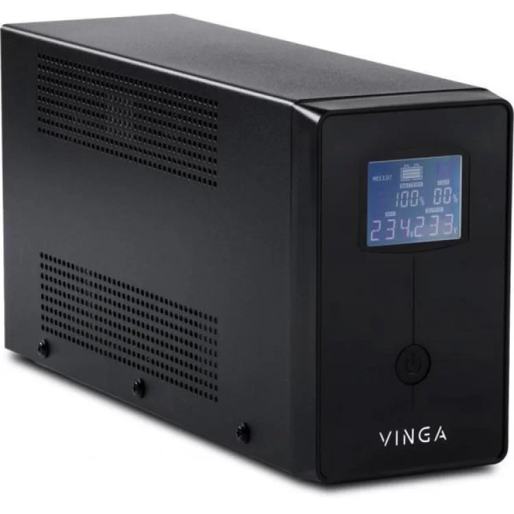 Источник бесперебойного питания Vinga LED 1200VA ( VPC-1200PRM3 ) (VPC-1200PRM3) цена 3 599грн - фотография 2