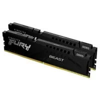 Модуль пам'яті для комп'ютера DDR5 32GB (2x16GB) 5600 MHz Beast AM5 Black Kingston Fury (ex.HyperX) (KF556C36BBEK2-32)