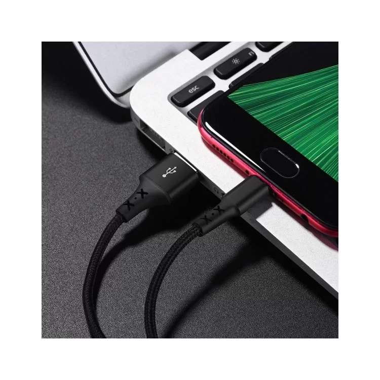 продаємо Дата кабель USB 2.0 AM to Micro 5P 1.0m BX20 Enjoy 2A Black BOROFONE (BX20MB) в Україні - фото 4