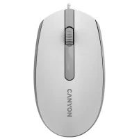 Мышка Canyon M-10 USB White Grey (CNE-CMS10WG)