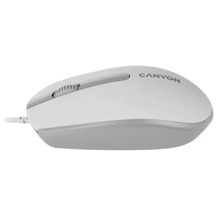 продаємо Мишка Canyon M-10 USB White Grey (CNE-CMS10WG) в Україні - фото 4