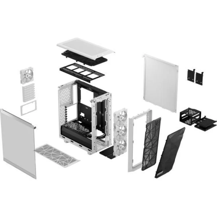 Корпус Fractal Design Meshify 2 Compact RGB White TG (FD-C-MES2C-08) - фото 10