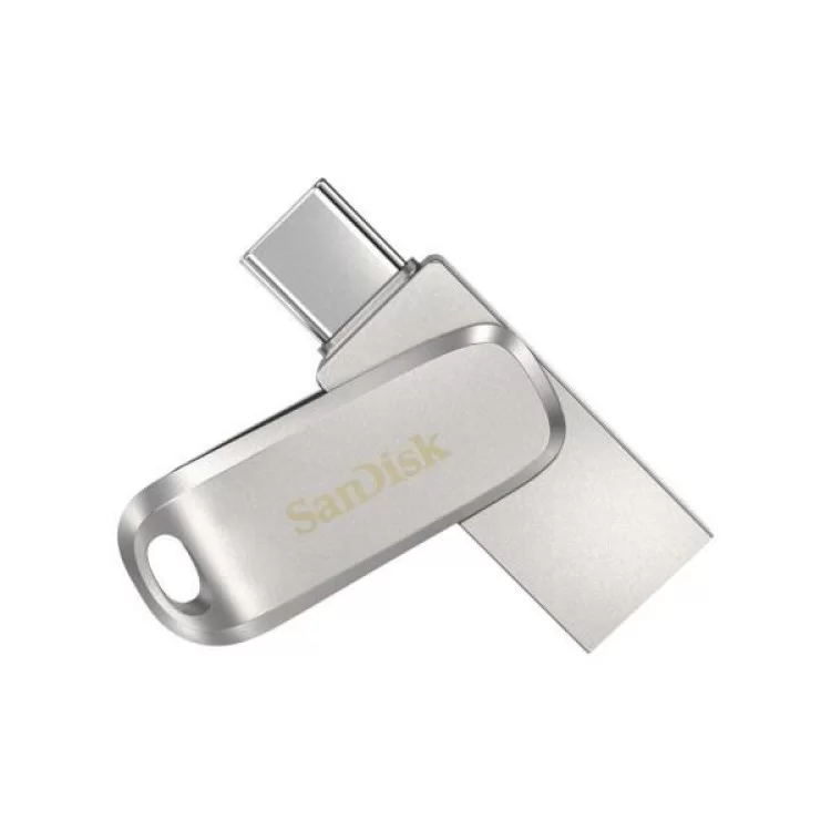 USB флеш накопичувач SanDisk 128GB Dual Drive Luxe USB 3.1 + Type-C (SDDDC4-128G-G46) ціна 1 290грн - фотографія 2